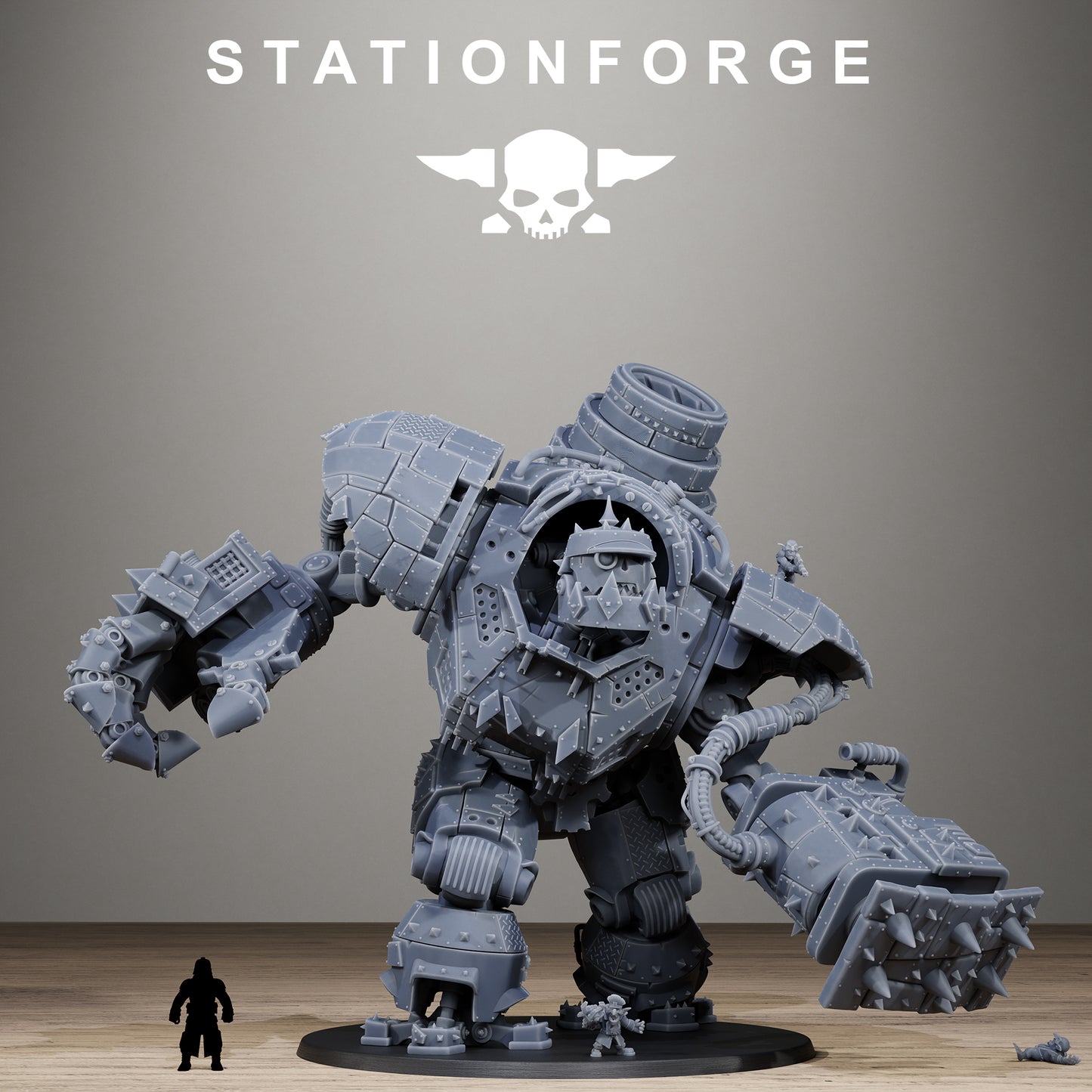 Orkaz Iron Giant - TTRPG - Wargaming - Construct - Grimdark