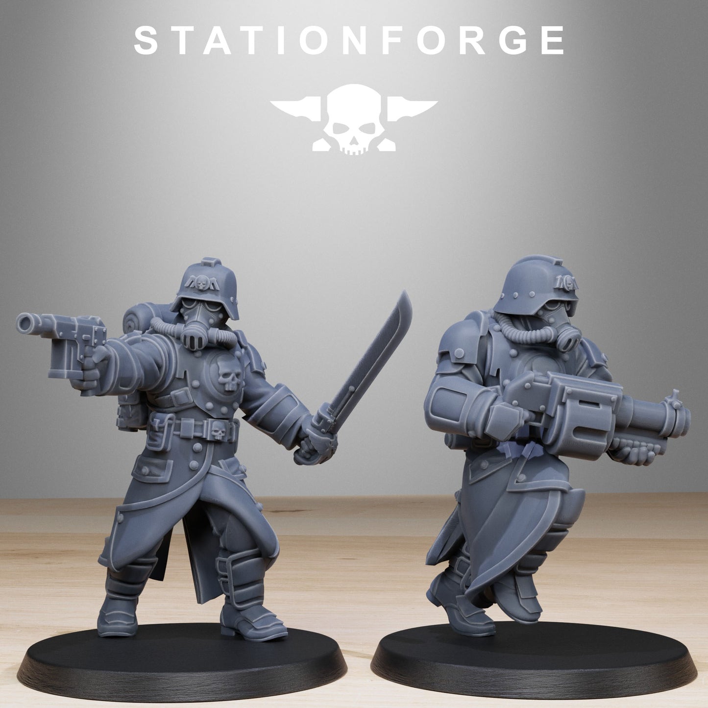 GrimGuard Bombardiers (x10) - TTRPG - Wargaming - Sci-Fi - Grimdark