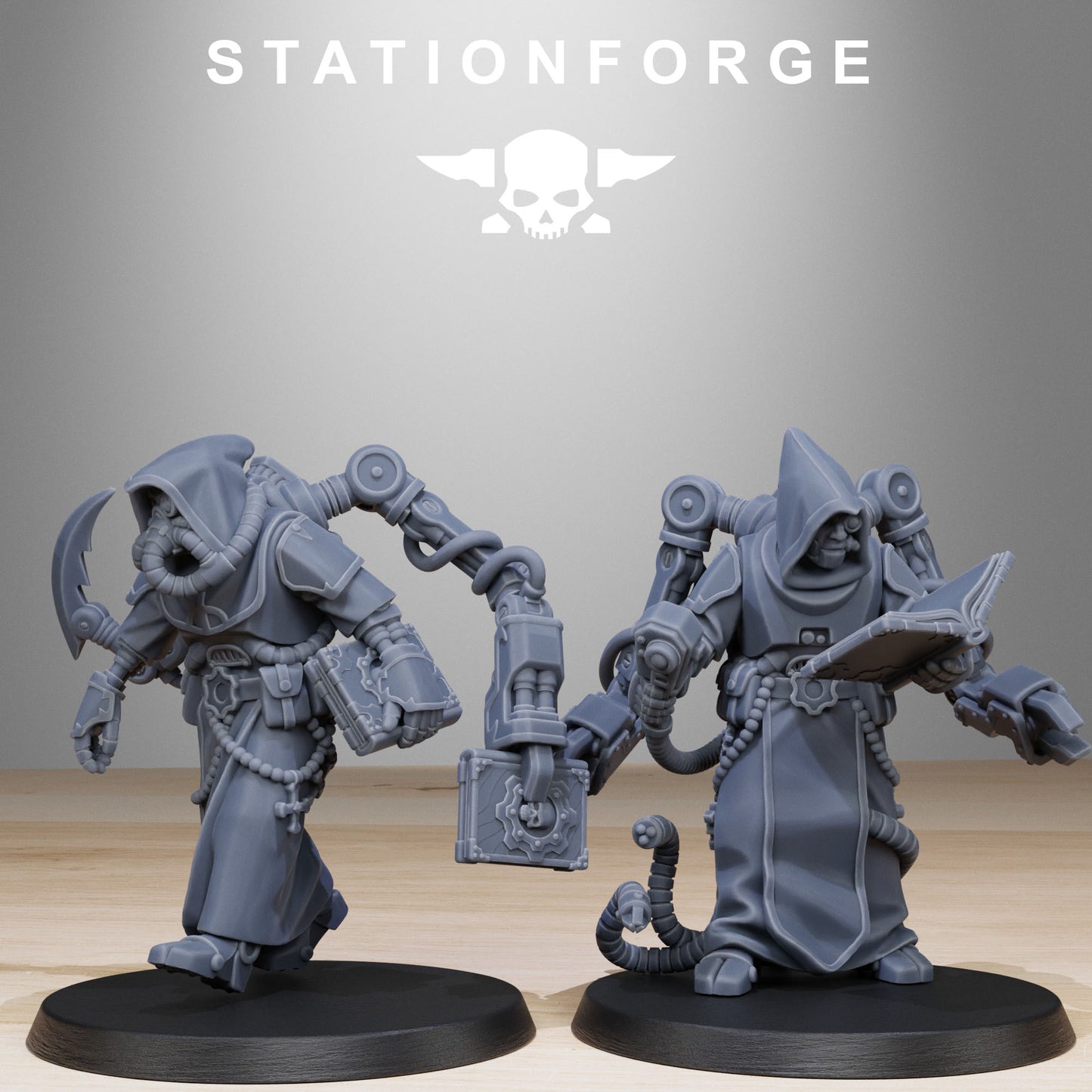 Scavenger Monks (x10) - TTRPG - Wargaming - Sci-Fi - Grimdark
