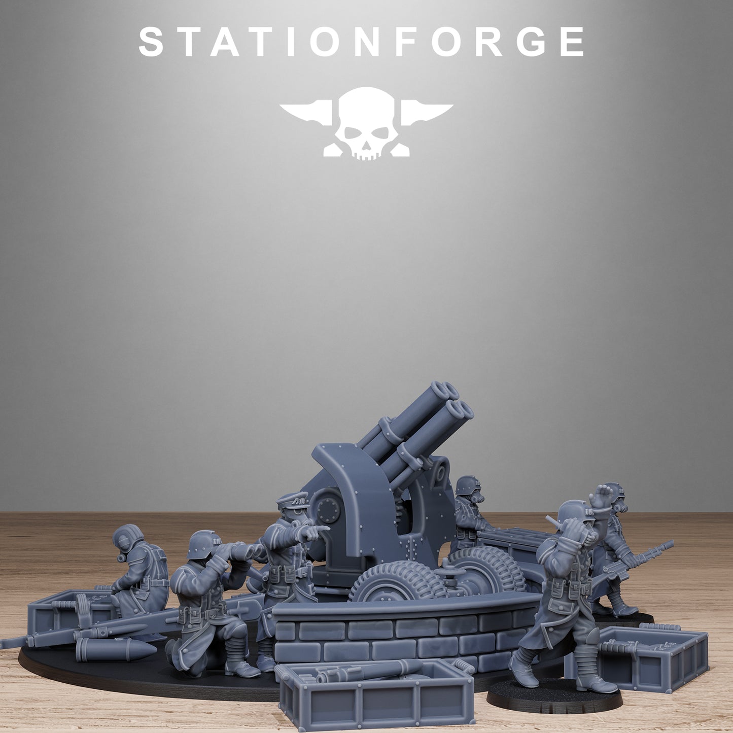 GrimGuard Light Artillery 2.0 (x3) - TTRPG - Wargaming - Sci-Fi - Grimdark