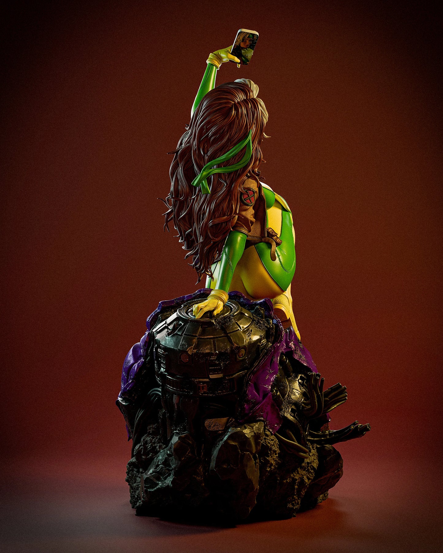 X-Men: Rogue Sculpture (75mm to 500mm) - Unassembled/Unpainted/3D Print