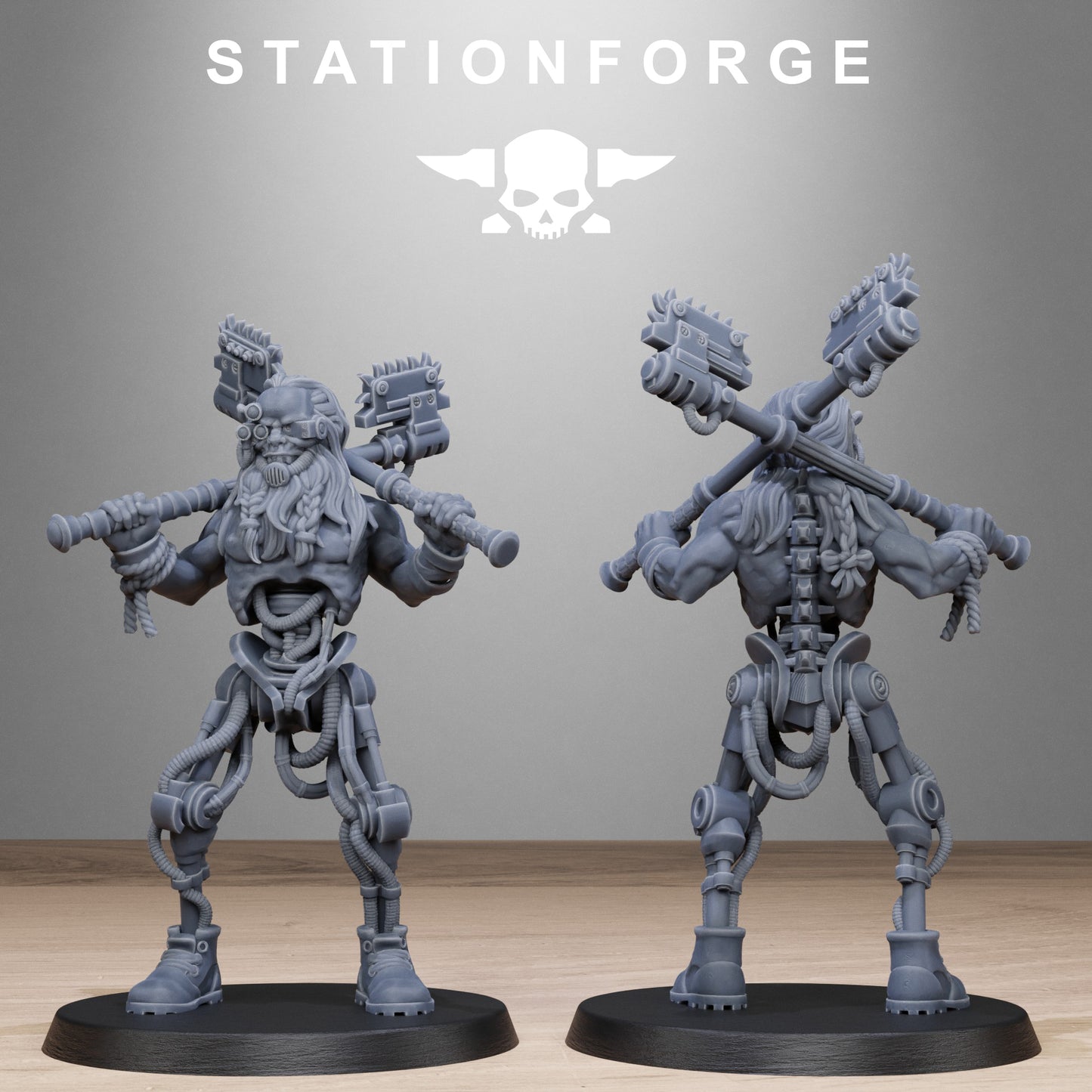 Techno Savage Barbarians (x10) - TTRPG - Wargaming - Grimdark