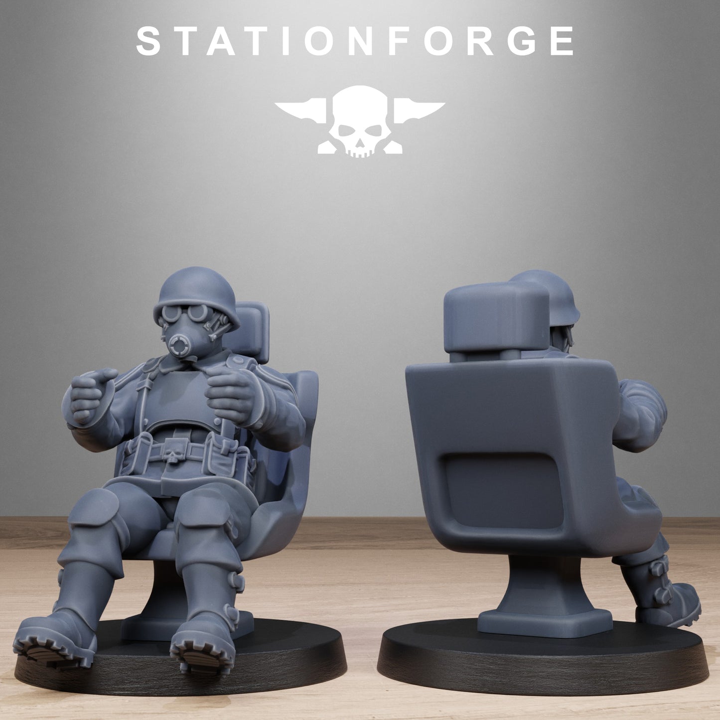Pilot Commanders (x10) - by Station Forge - TTRPG - Wargaming - Grimdark