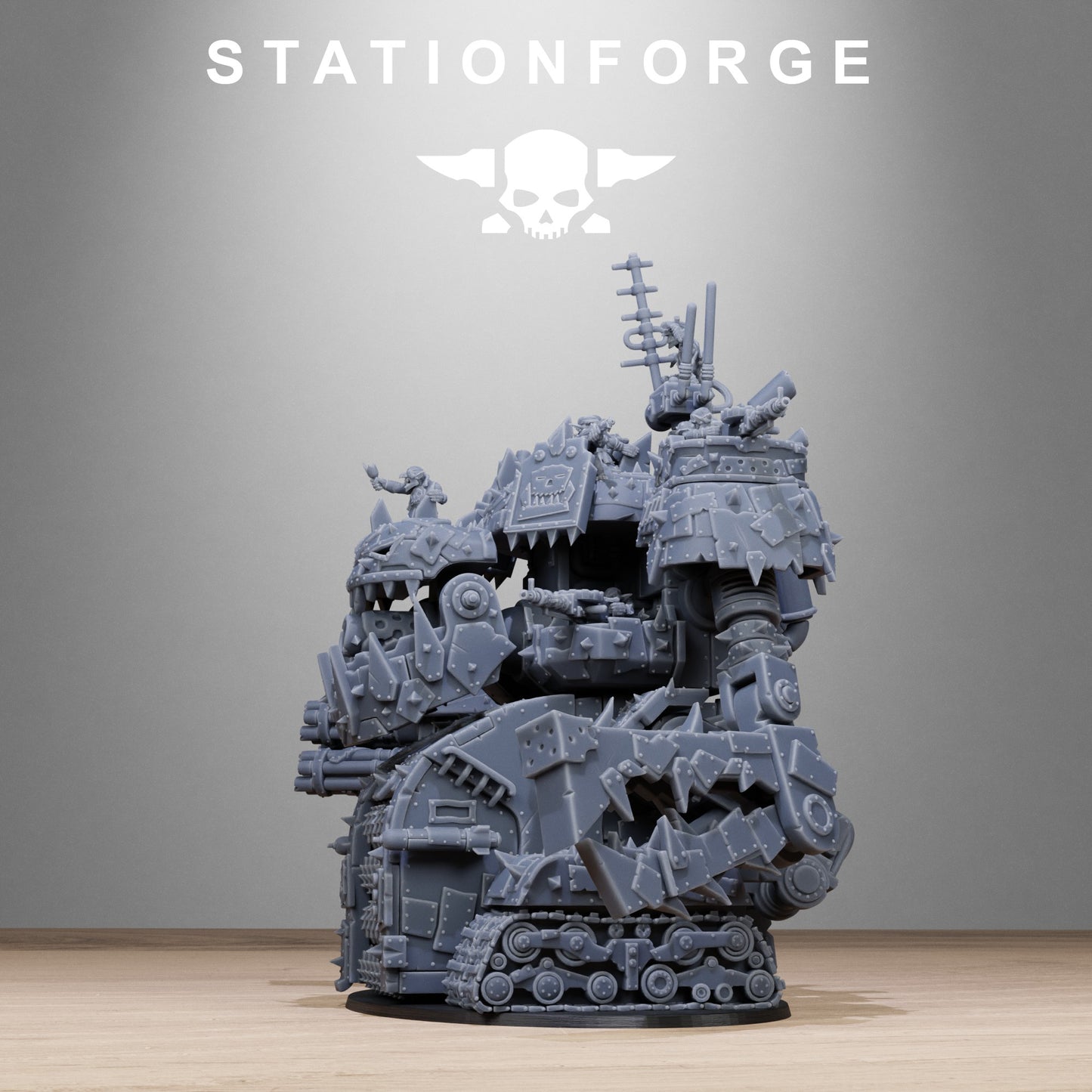 Orkaz Gognauts - Warmachine - TTRPG - Wargaming - Grimdark  - by Station Forge - Tabletop RPG Miniature - Roleplaying 3D Printed Fantasy Mini