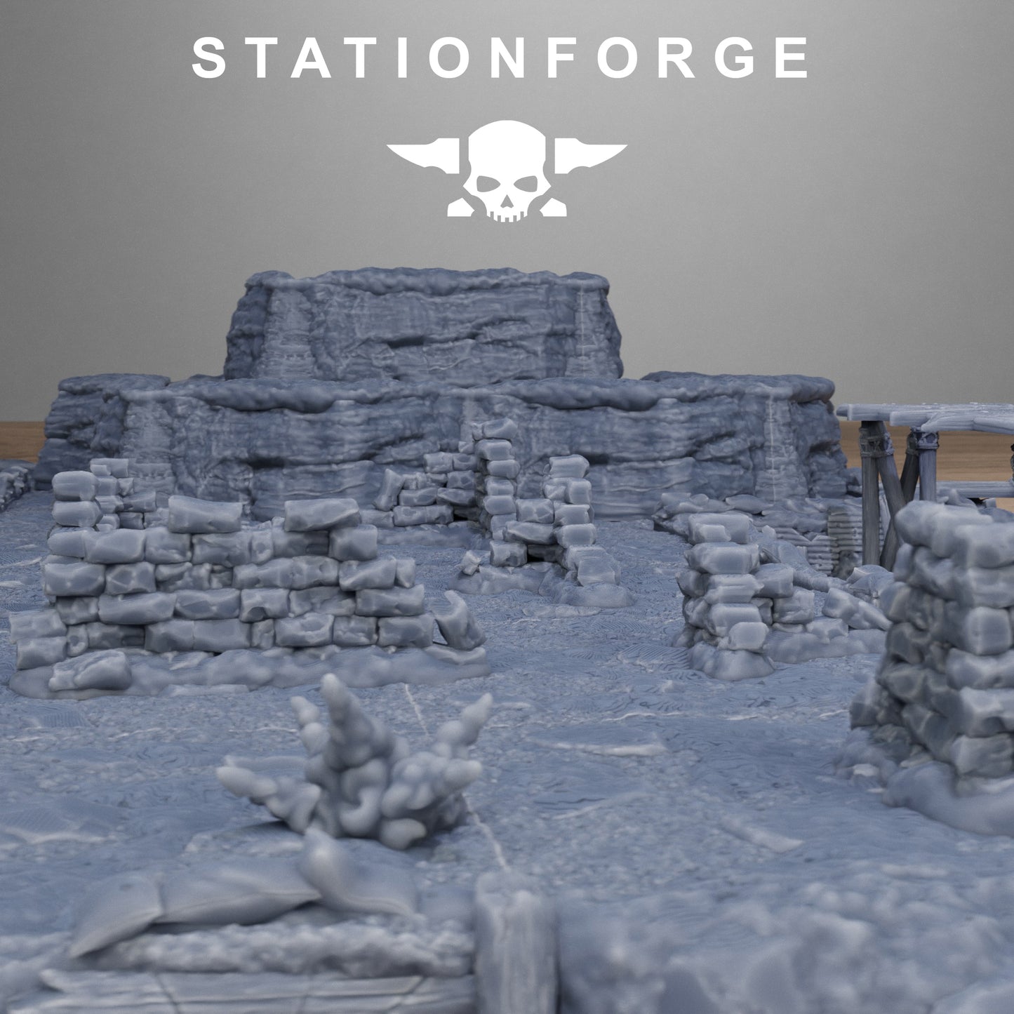 GrimGuard Trench Terrain ADD Ons - TTRPG - Wargaming Terrain - Grimdark