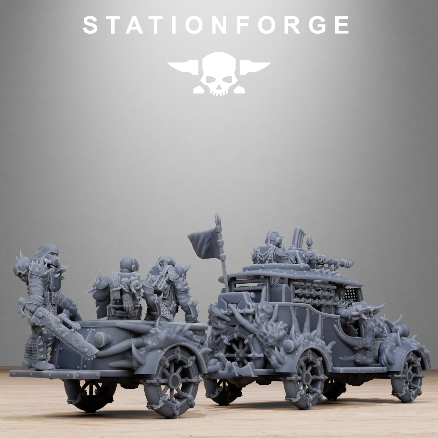 Corrupted Bloody Convoy (x2) - by Station Forge - TTRPG - Wargaming - Grimdark