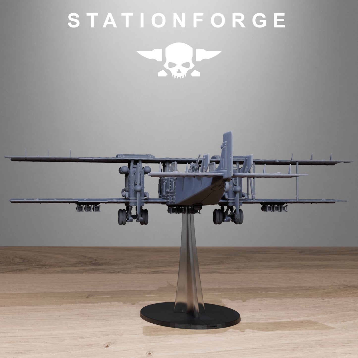 Grimguard Iron Biplane - TTRPG - Wargaming - Grimdark