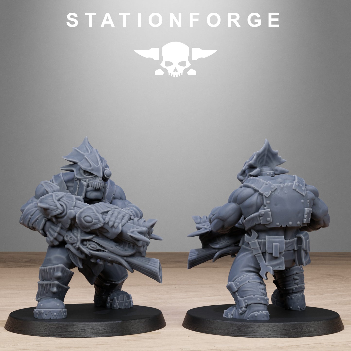 Orkaz Biotech Looters (x10) - by Station Forge - TTRPG - Wargaming - Grimdark