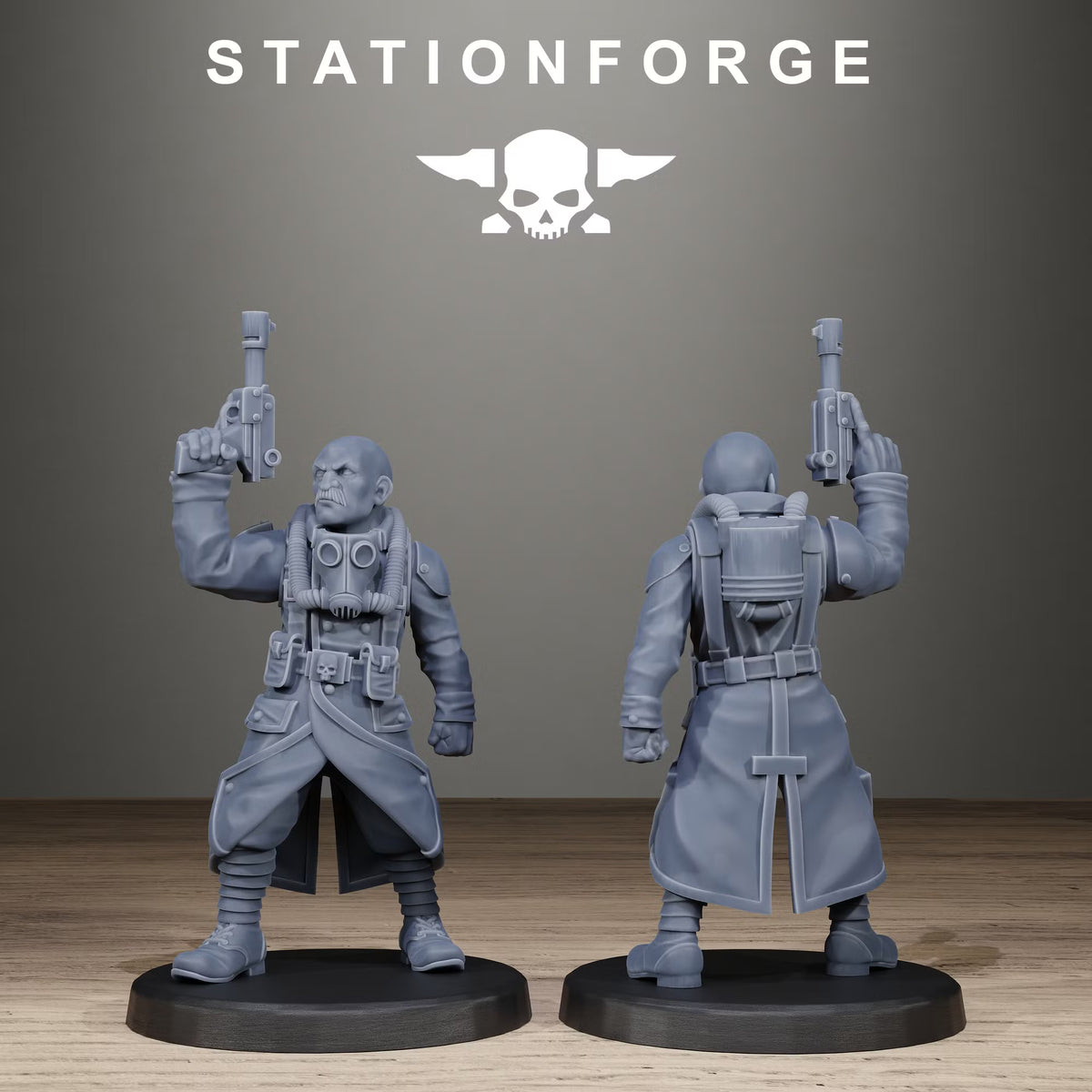 GrimGuard Unmasked Infantry (x10) - TTRPG - Wargaming - Grimdark