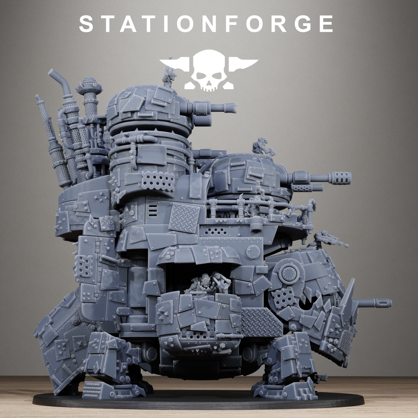 Orkaz Moving Castle - War Construct - TTRPG - Wargaming - Grimdark