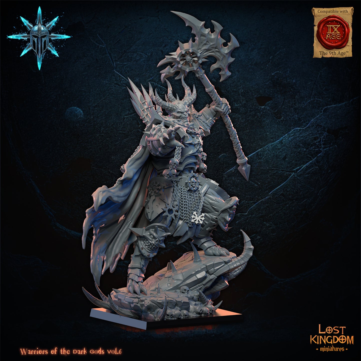 Dark Prince - Warriors of the Dark Gods - Chaos Warriors - TTRPG - Wargaming - Dungeons and Dragons