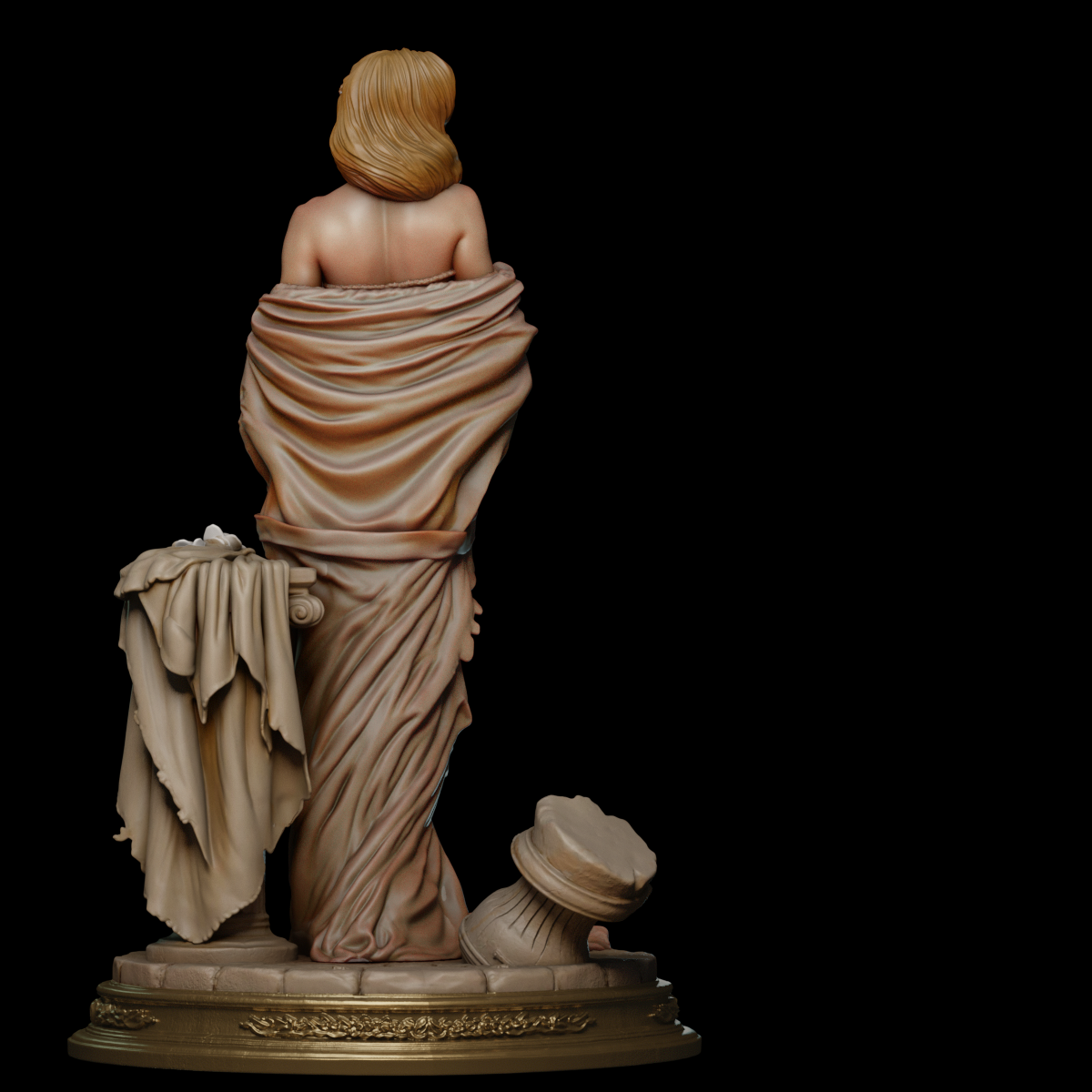 Aphrodite Sculpture (75mm to 500mm) - Unassembled/Unpainted/3D Print
