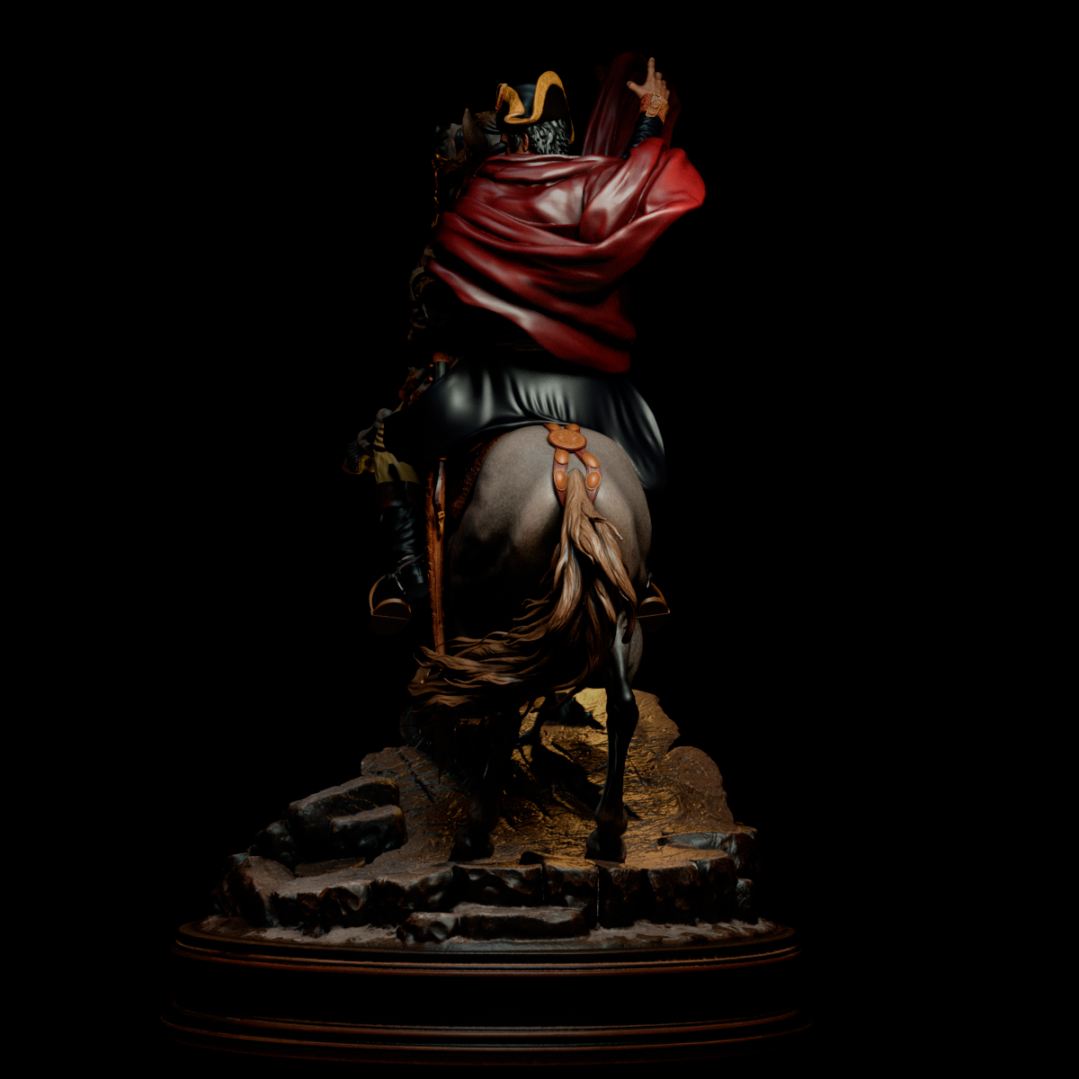 Napoleon Bonaparte Sculpture (75mm to 500mm) - Unassembled/Unpainted/3D Print