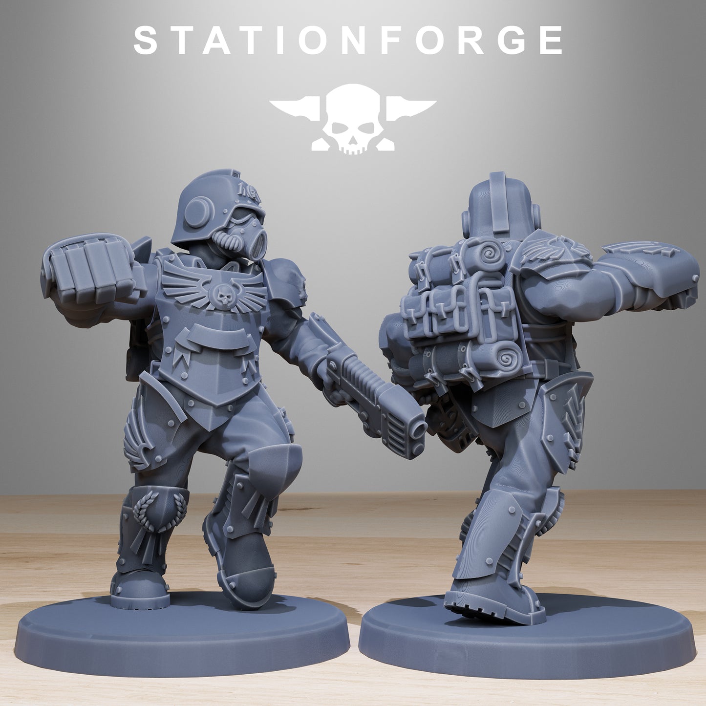 GrimGuard Elites (x12) - TTRPG - Wargaming - Grimdark