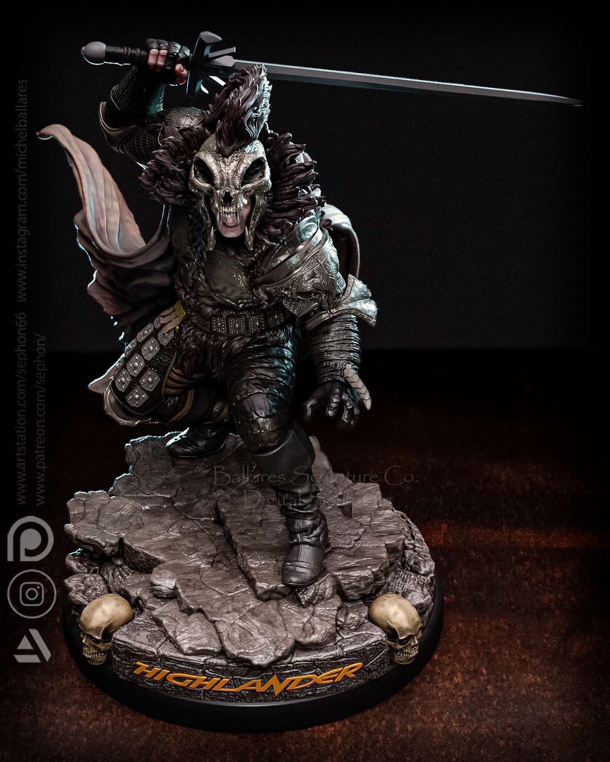 Kurgan Sculpture (75mm to 500mm) - Unassembled/Unpainted/3D Print