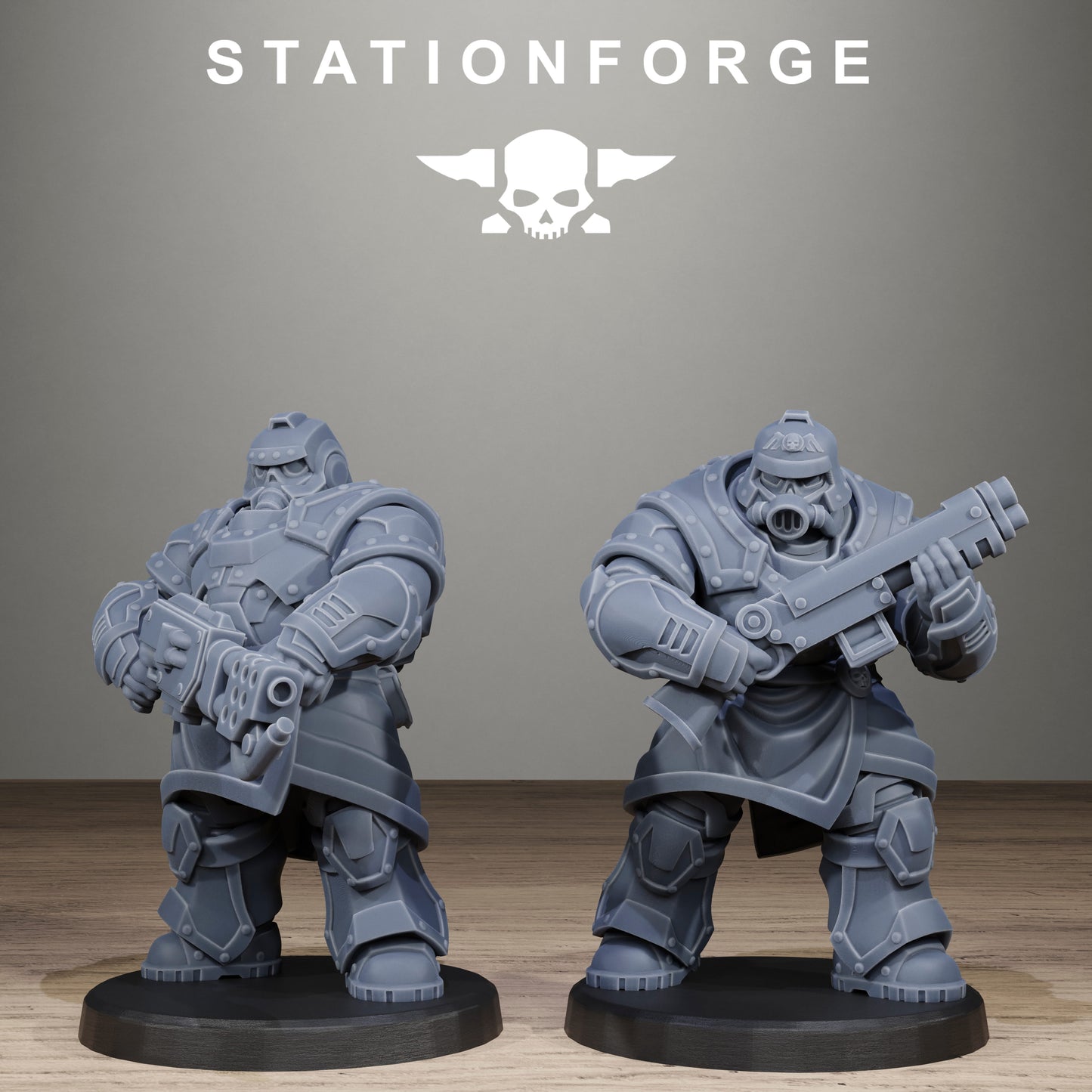 Grimguard Skull Wardens (x10) - TTRPG - Wargaming - Grimdark