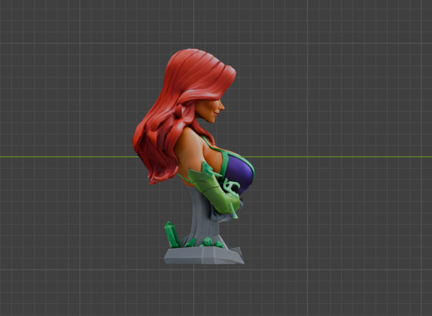 Starfire Bust (75mm to 500mm) - Unassembled/Unpainted/3D Print