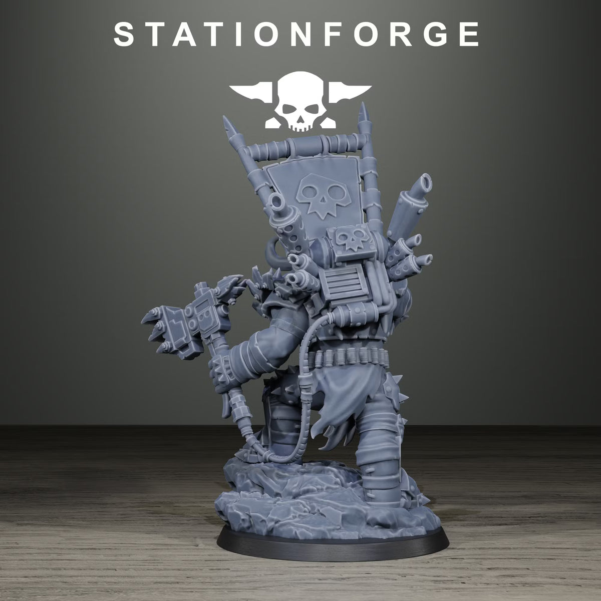 Orkaz Chief - TTRPG - Wargaming - Grimdark