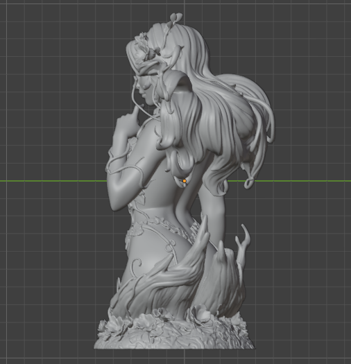 Buste de Poison Ivy (75 mm à 500 mm) - Non assemblé/Non peint/Impression 3D