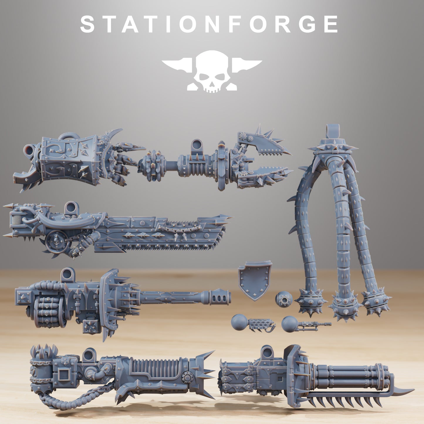 Scavenger Defender Mk2 - by Station Forge - TTRPG - Wargaming - Grimdark