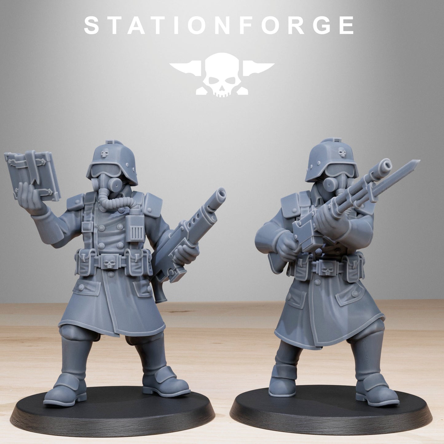 SteelGuard Militants (x10) - by Station Forge - TTRPG -Wargaming - Grimdark