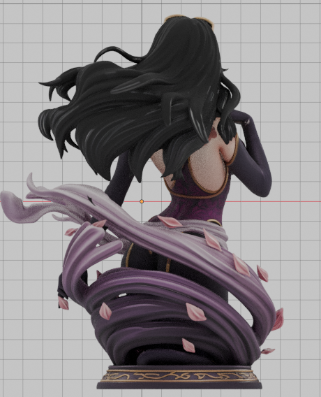 Nico Robin – Archaeologist of the Straw Hat Pirates Bust (75mm to 500mm) - Unassembled/Unpainted/3D Print