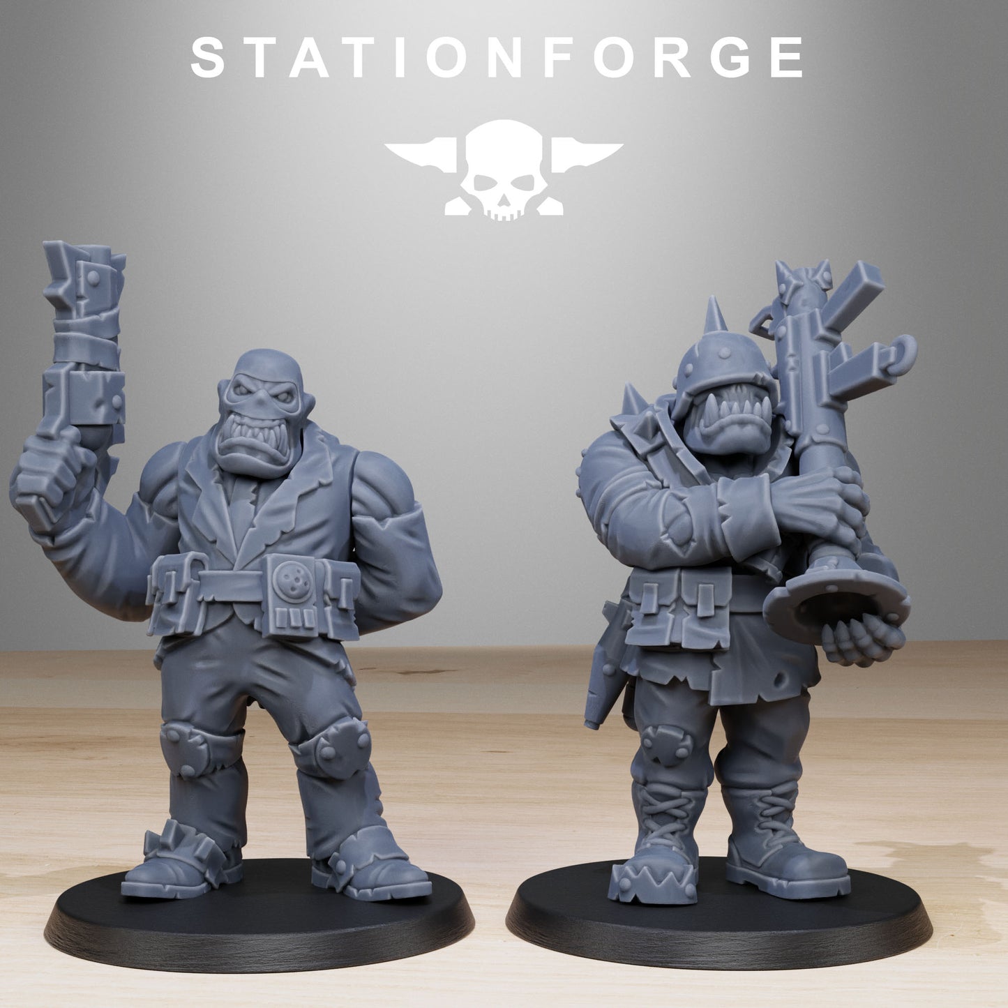 Orkaz Team Fighters (x11) TTRPG - Wargaming - Grimdark