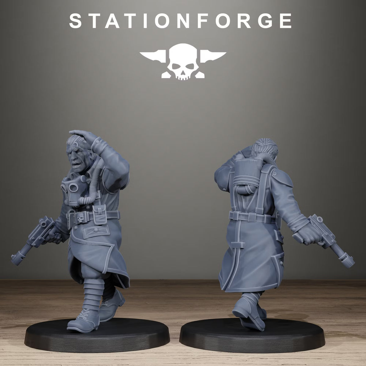 GrimGuard Unmasked Infantry (x10) - TTRPG - Wargaming - Grimdark
