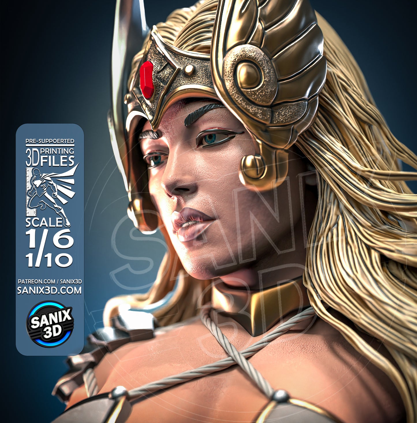 SHE-RA: Princess of Power Sculpture (75mm to 500mm) Unassembled/Unpainted/3D Print
