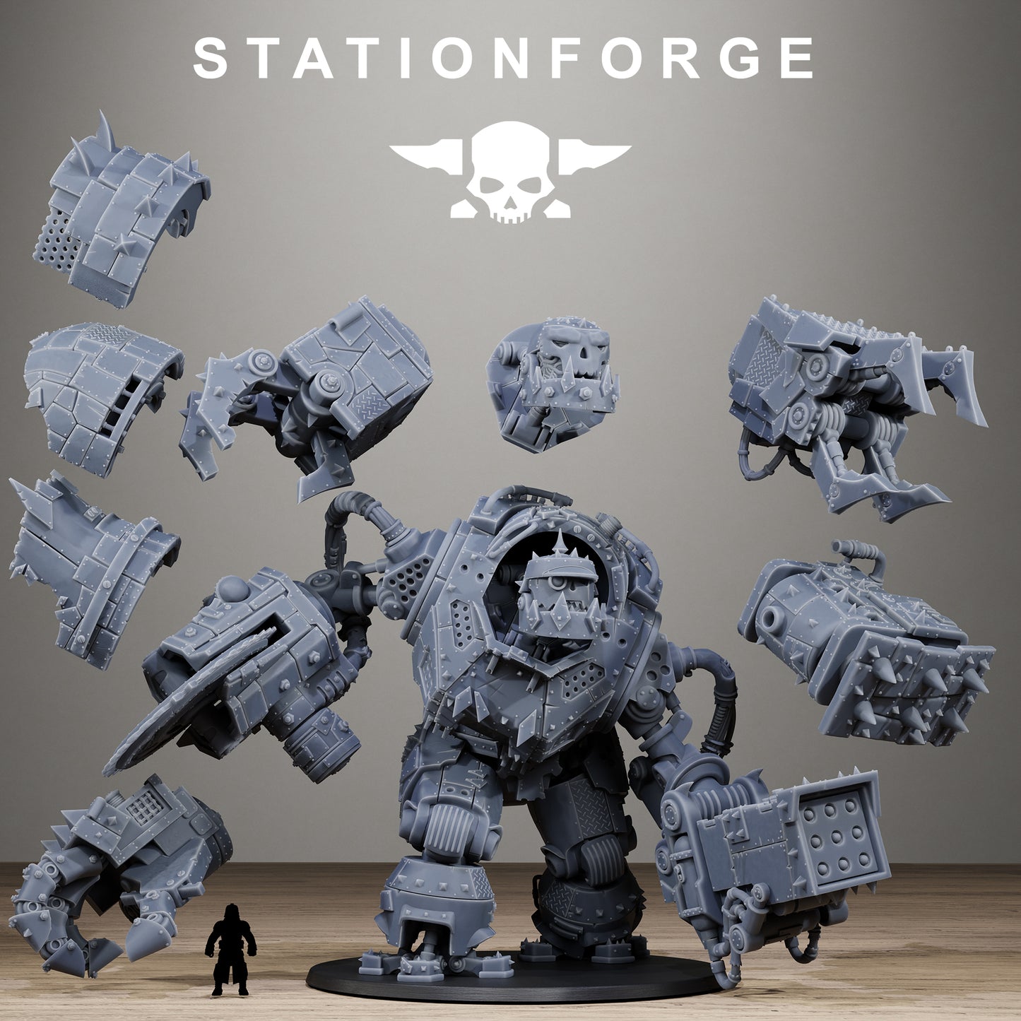 Orkaz Iron Giant - TTRPG - Wargaming - Construct - Grimdark