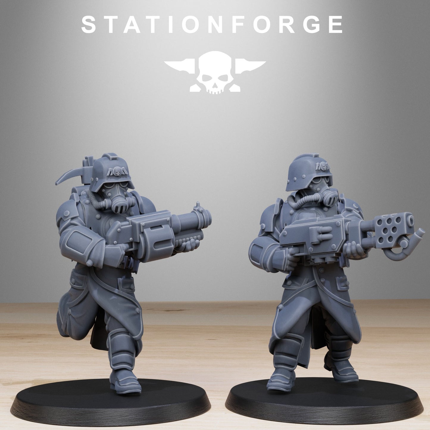 GrimGuard Bombardiers (x10) - TTRPG - Wargaming - Sci-Fi - Grimdark