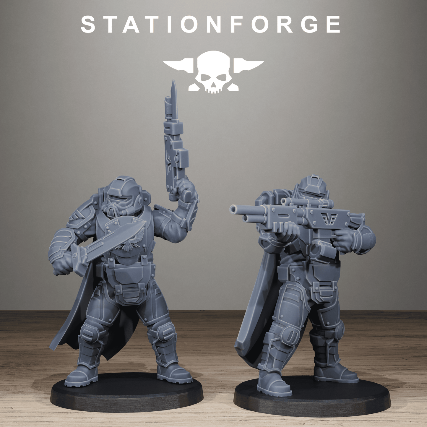 Vaskar Heavy Squad (x11) - TTRPG - Wargaming - Grimdark