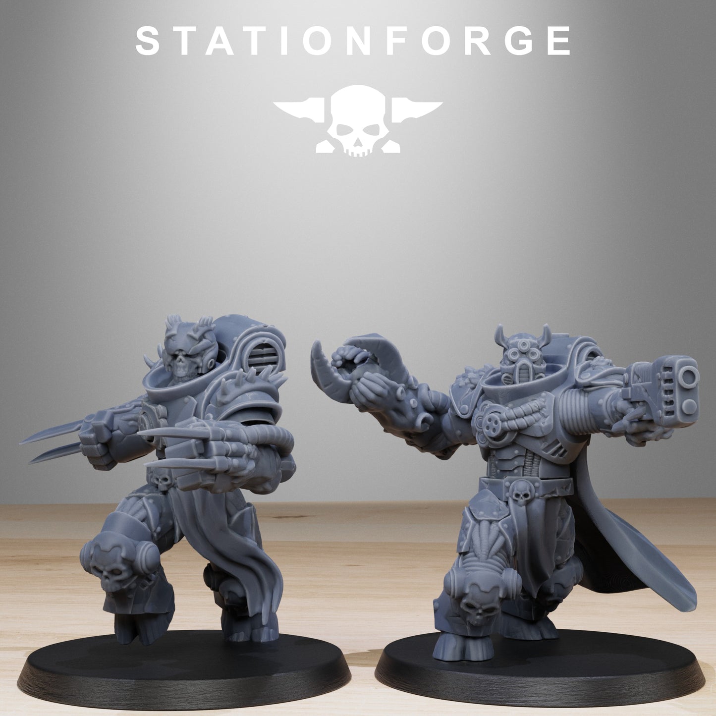 Socratis Corrupted Mutants (x10) - TTRPG - Wargaming - Sci-Fi - Grimdark