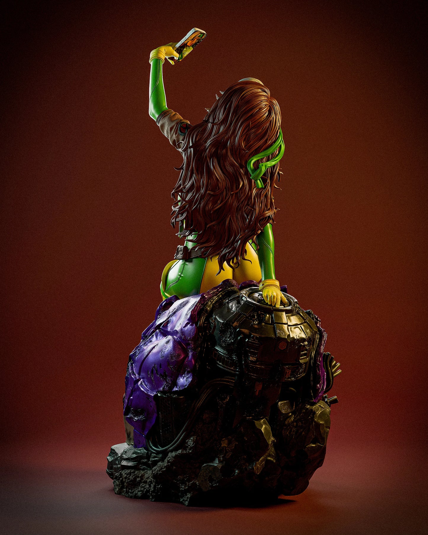 X-Men: Rogue Sculpture (75mm to 500mm) - Unassembled/Unpainted/3D Print