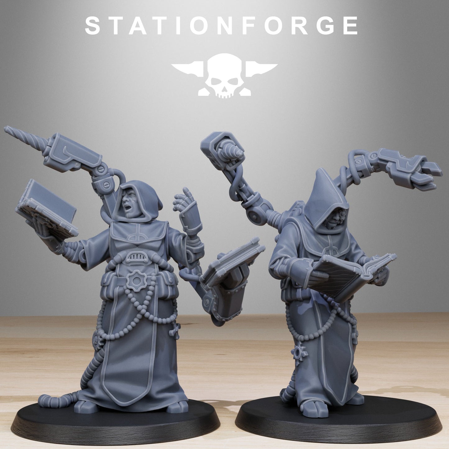 Scavenger Monks (x10) - TTRPG - Wargaming - Sci-Fi - Grimdark