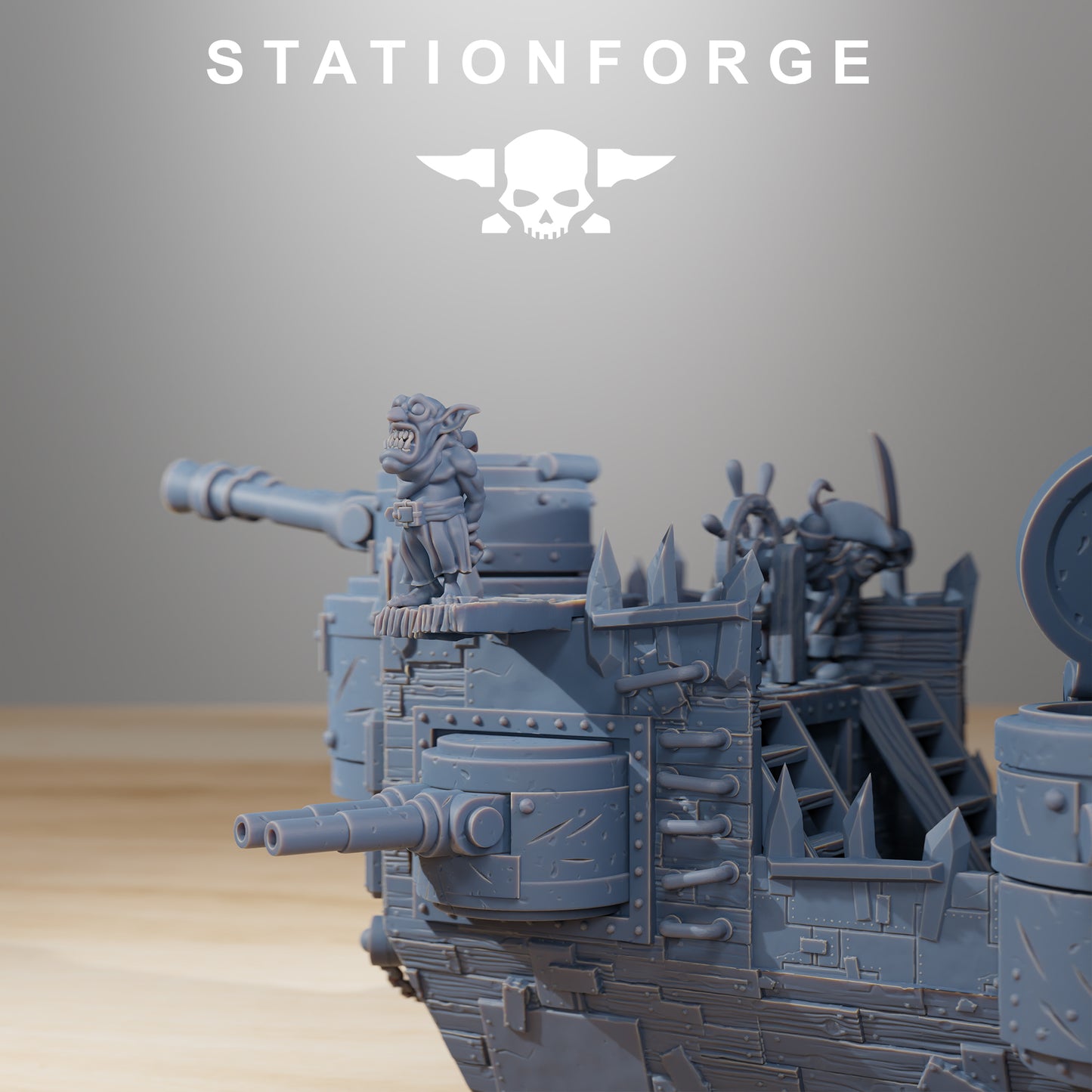 Gobs Pearl Battle Ship - TTRPG - Wargaming - Grimdark