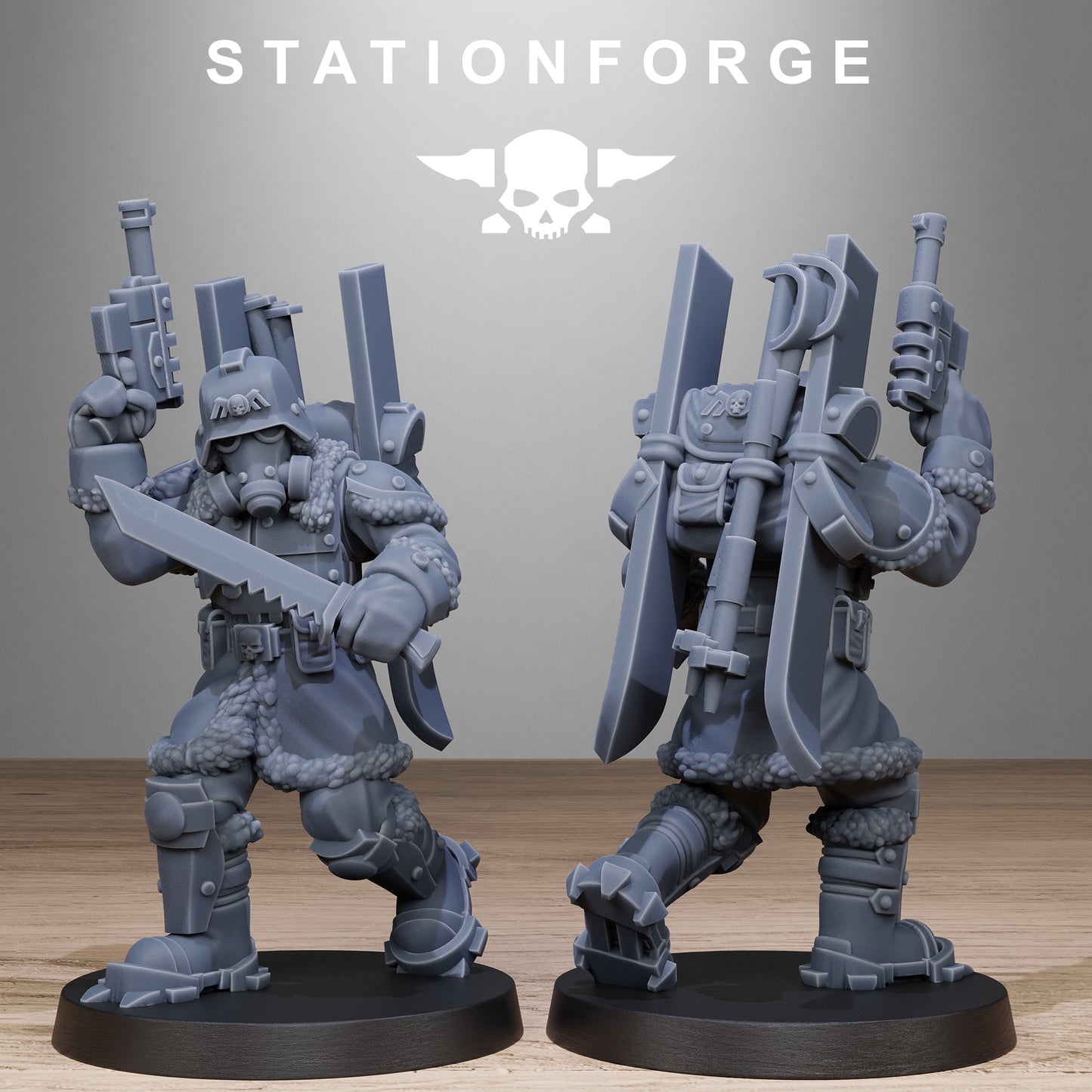 GrimGuard Frostwatch Patrol (x10) - TTRPG - Wargaming - Sci-Fi - Grimdark