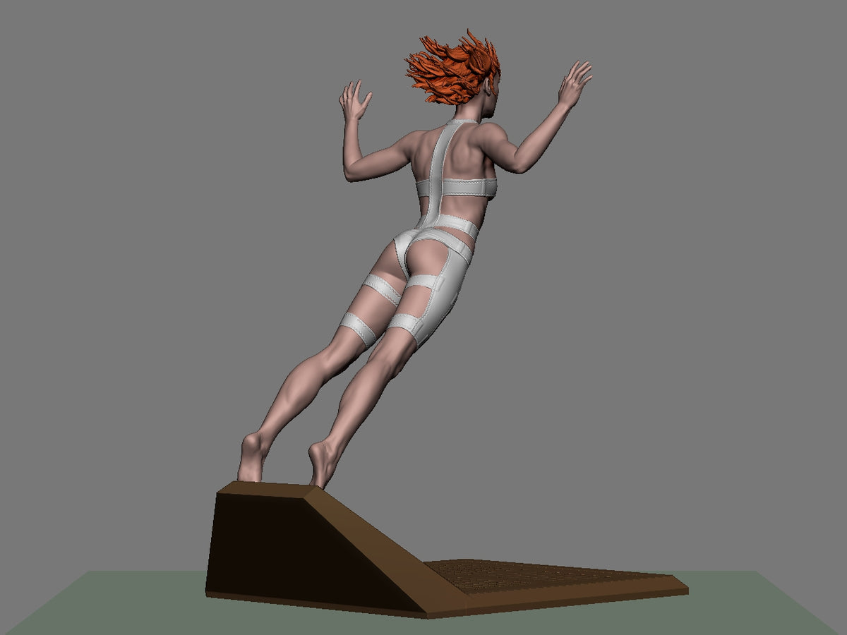 Leeloo Sculpture (75mm to 500mm) - Unassembled/Unpainted/3D Print