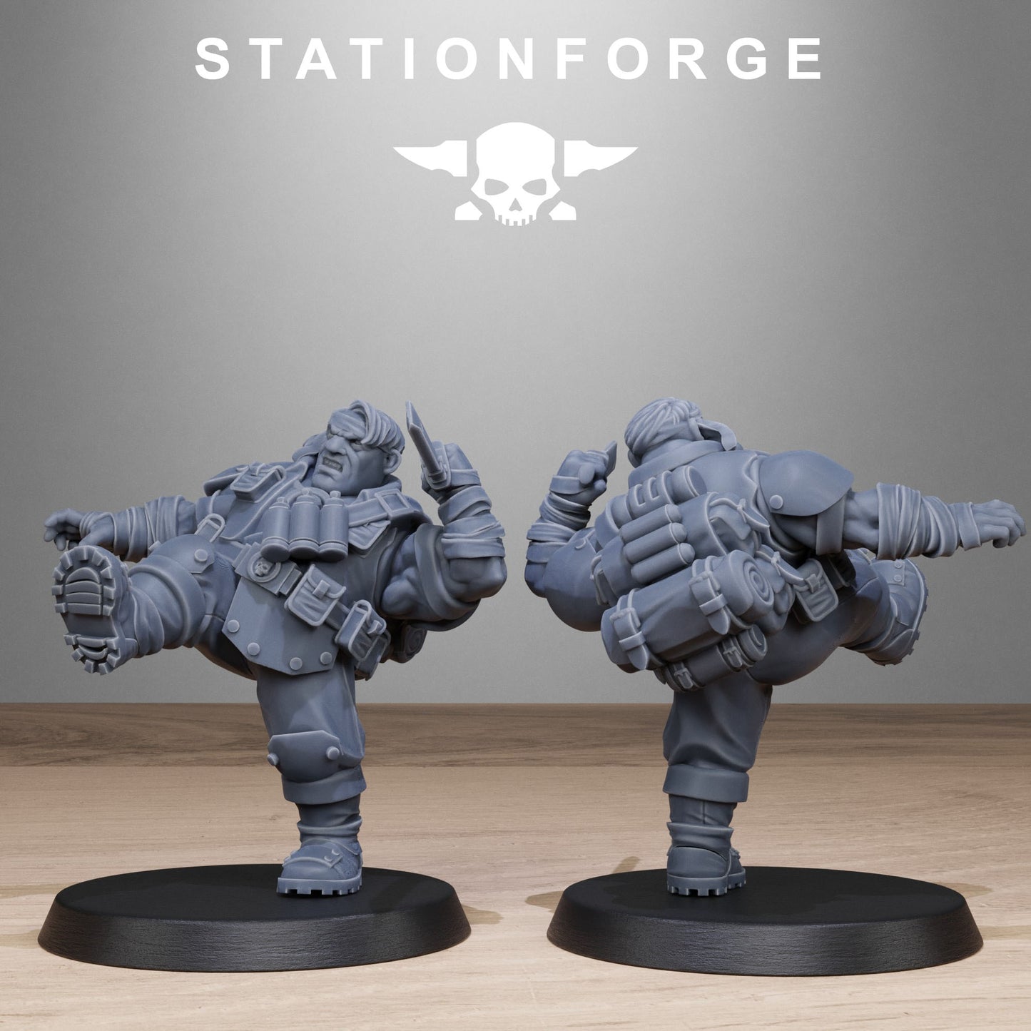 GrimGuard Jungle Fighter Mutants (x10) - TTRPG - Wargaming - Grimdark