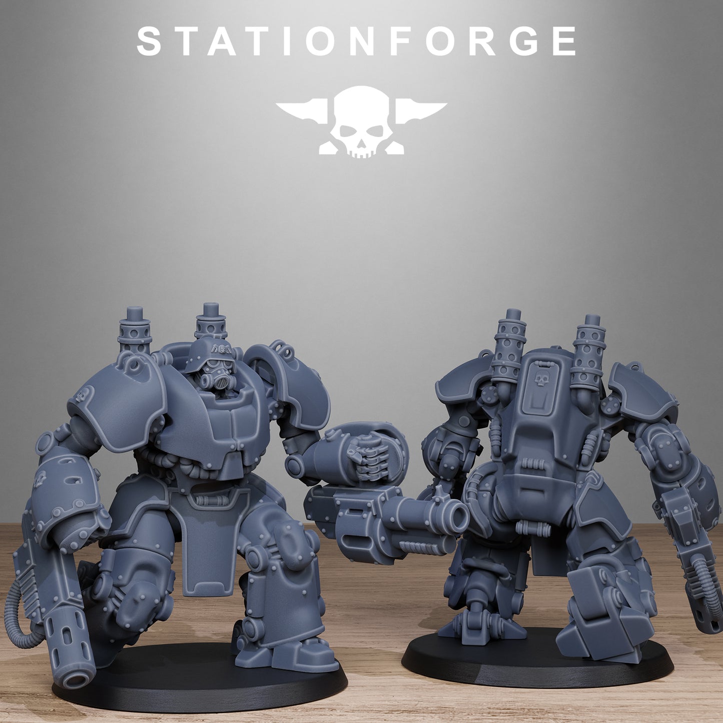 GrimGuard Power Armor (x5) - TTRPG - Wargaming - Grimdark