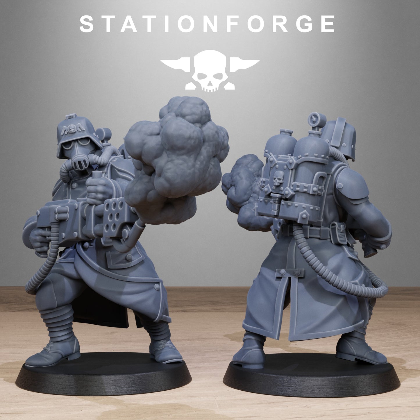 GrimGuard Flamers (x10) - TTRPG - Wargaming - Grimdark
