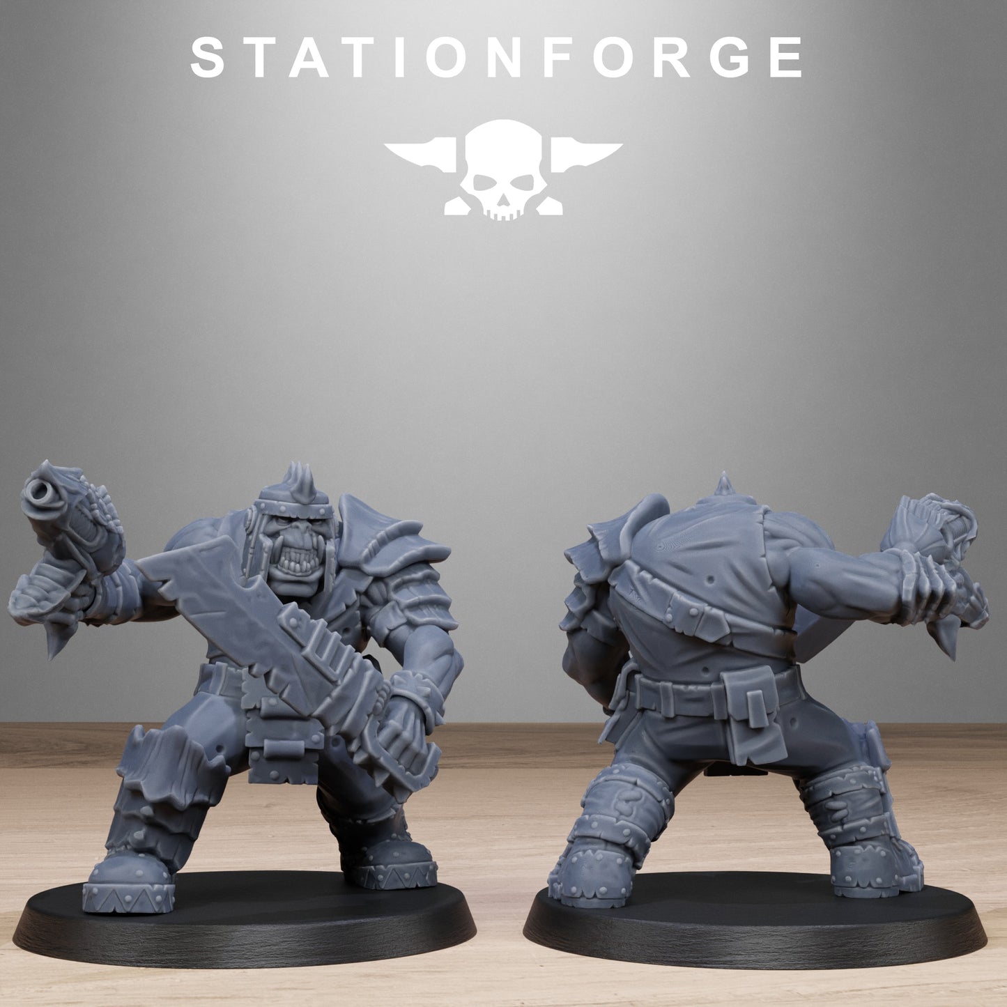 Orkaz Biotech Looters (x10) - by Station Forge - TTRPG - Wargaming - Grimdark