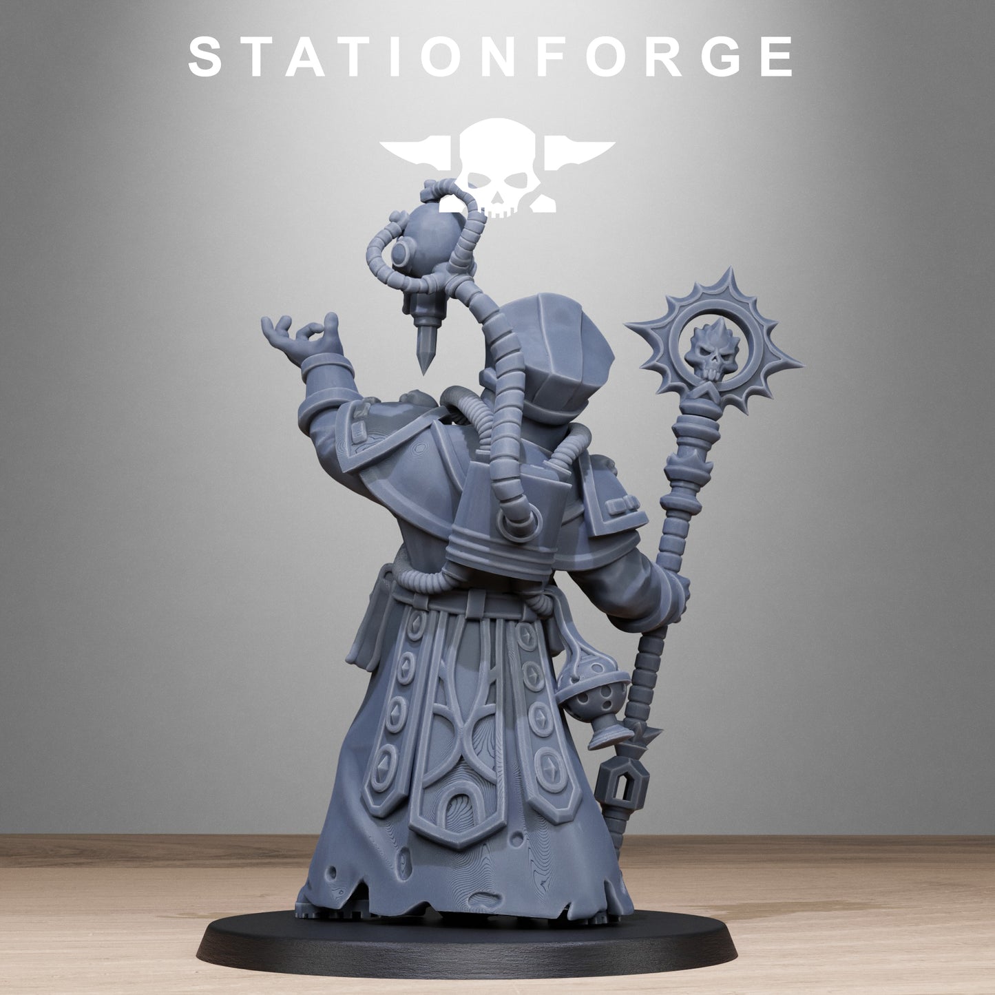 Vodalites Priest - by Station Forge - TTRPG - Wargaming - Grimdark