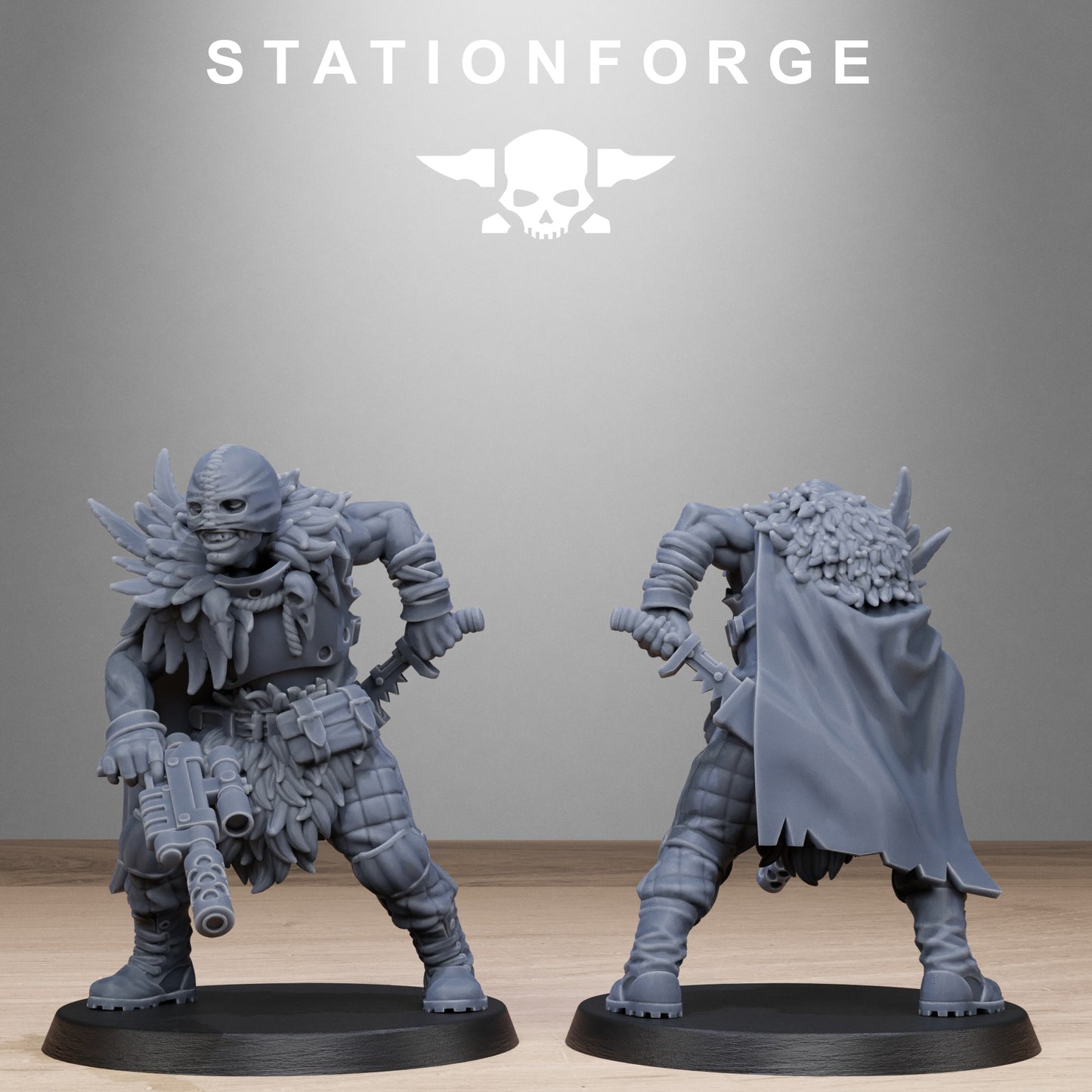 Techno Savage Barbarians (x10) - TTRPG - Wargaming - Grimdark