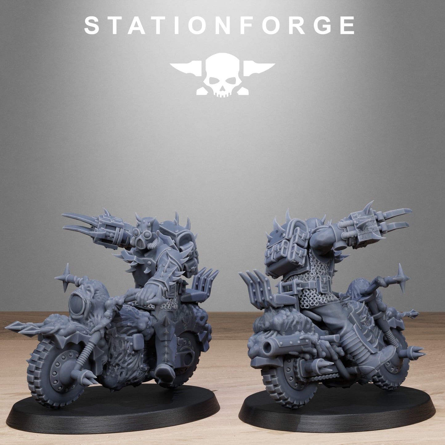 Corrupted Guard Bikers (x10) - TTRPG - Wargaming - Grimdark