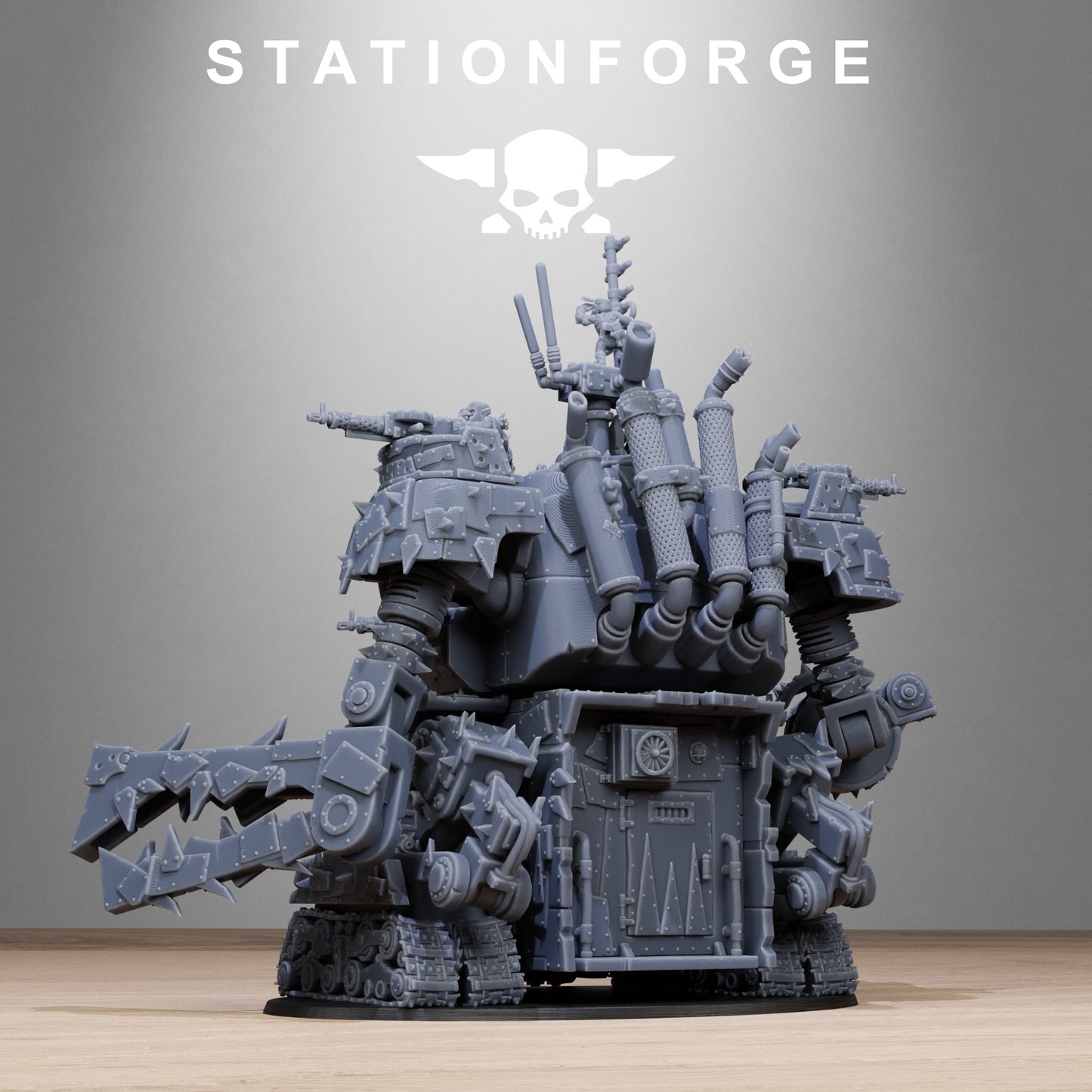 Orkaz Gognauts - Warmachine - TTRPG - Wargaming - Grimdark  - by Station Forge - Tabletop RPG Miniature - Roleplaying 3D Printed Fantasy Mini