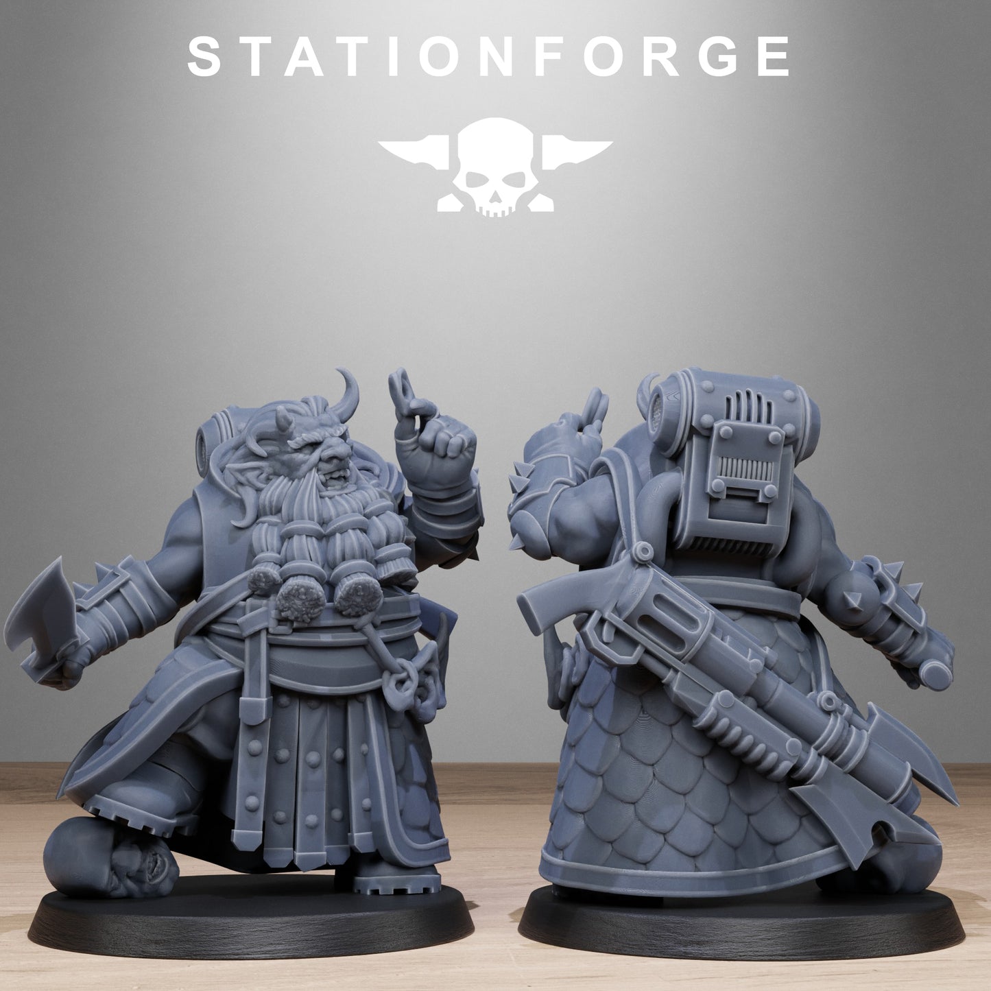 Corrupted Guard Dwarves (x10) - TTRPG - Wargaming - Grimdark