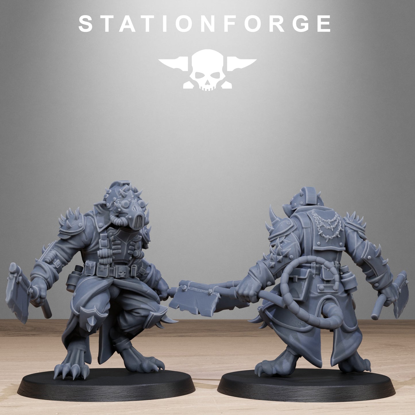 Corrupted Guard Raticus (x10) - TTRPG - Wargaming - Grimdark