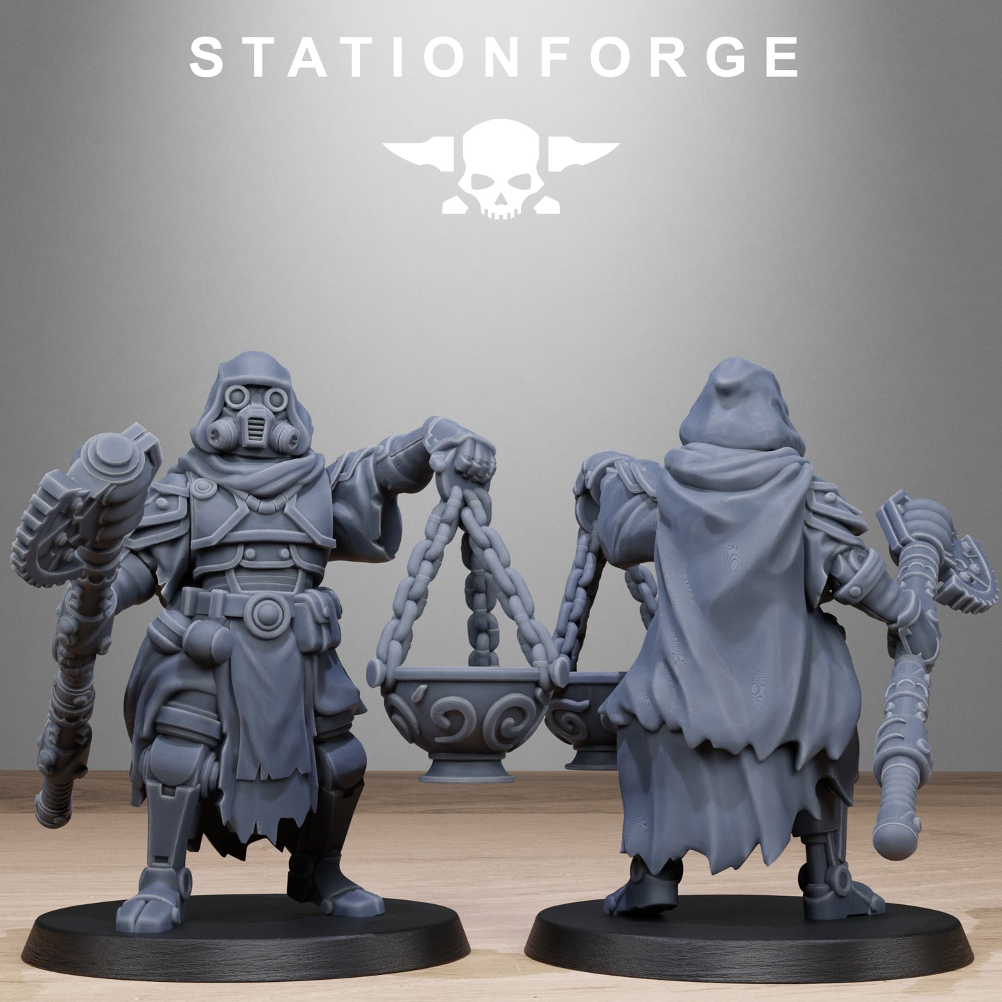 Scavenger Tech Magicians (x10) - TTRPG - Wargaming - Grimdark