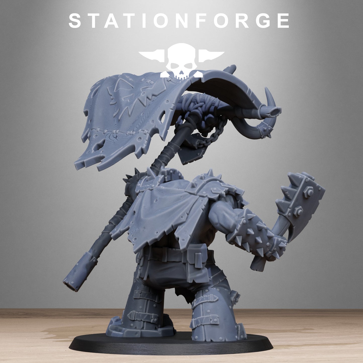 Orkaz Bearer Boss - TTRPG - Wargaming - Grimdark